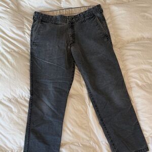 Haggar Men's Dark Gray Straight Jeans